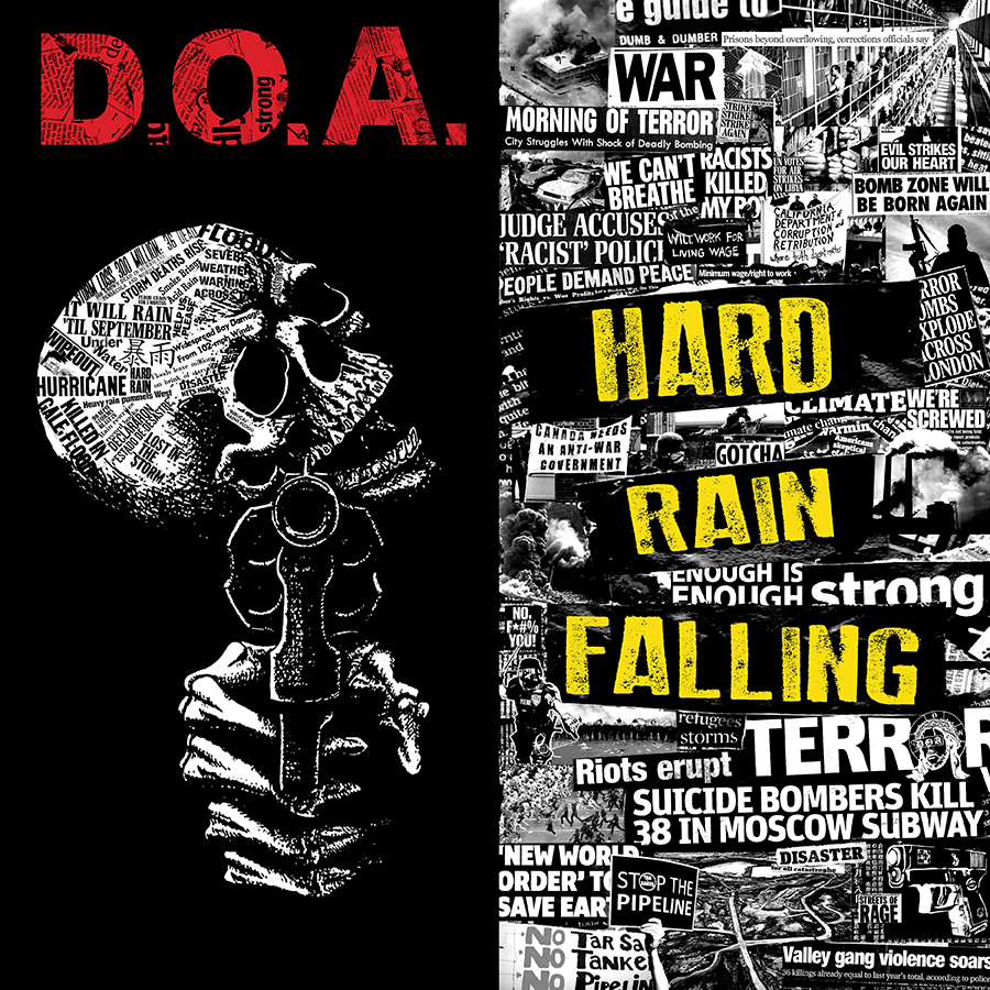 D.O.A. Hard Rain Falling CD Cover