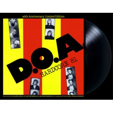 DOA - Hardcore 81  40th Anniversary LP Black
